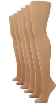 Photo 1 of No Nonsense Women's Sheer To Waist Pantyhose 4 Pack