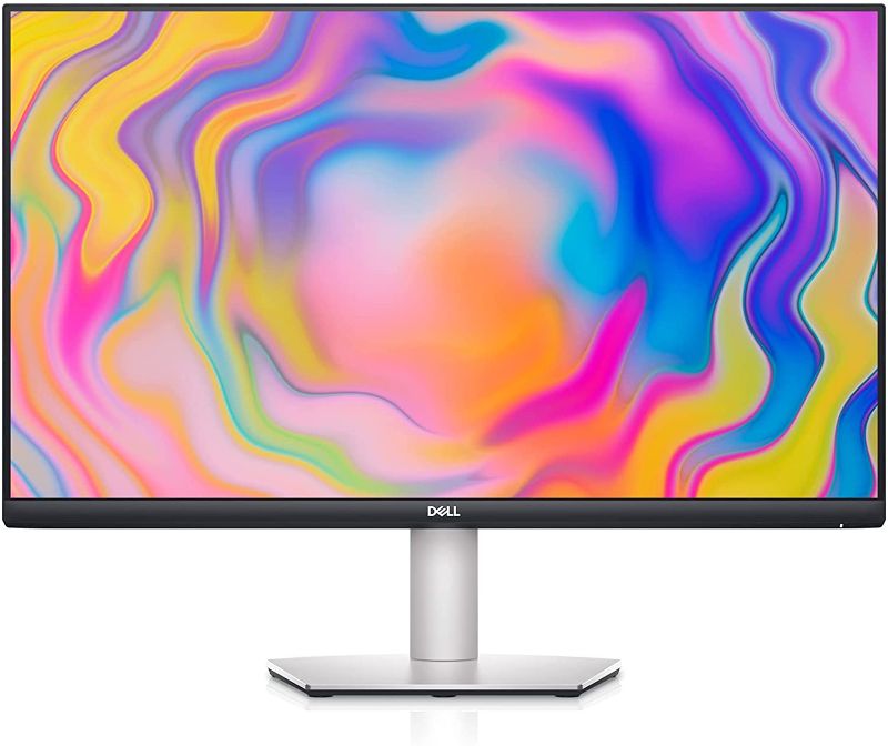 Photo 1 of Dell S2722QC 27-inch 4K UHD 3840 x 2160 60Hz Monitor, 8MS Grey-to-Grey Response Time (Normal Mode), Built-in Dual 3W Integrated Speakers, 1.07 Billion Colors, Platinum Silver
