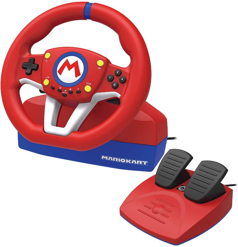 Photo 1 of Hori Nintendo Switch Mario Kart Racing Wheel Pro Mini By - Officially Licensed By Nintendo - Nintendo Switch