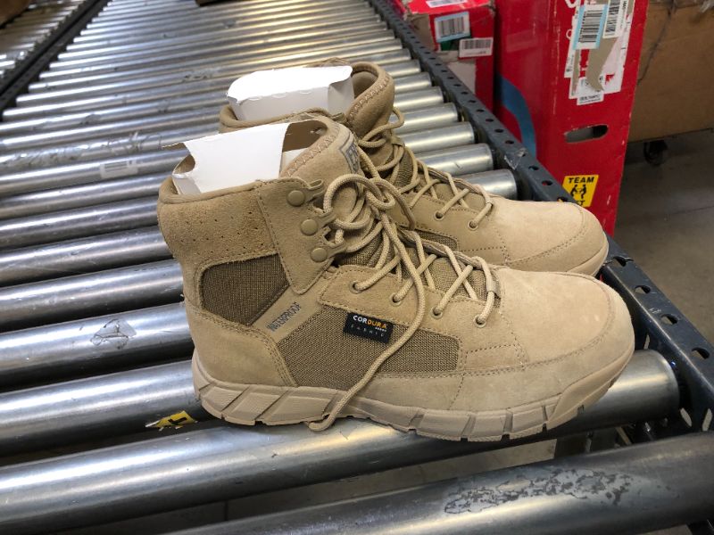 Photo 1 of FREE SOLDIER Waterproof Hiking Work Boots Men's Tactical Boots 6 Inches Lightweight Military Boots Breathable Desert Boots
