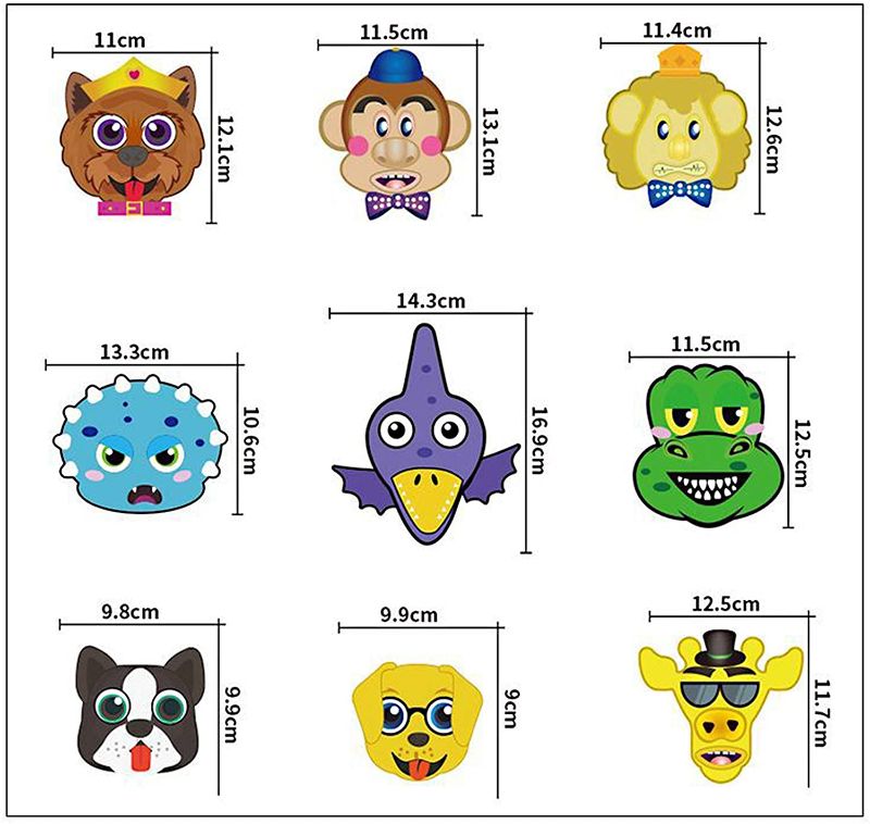 Photo 1 of IFLYOOY 24 PCS Kids Special Animal Sticker Sheets FBA (Fulfillment By Amazon) Make Your Own Animal Mix and Match Sticker Sheets with Lions, Dinosaurs, Dogs, Monkeys |Kid's Intellectual Development