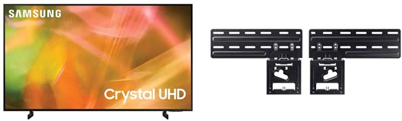 Photo 1 of Samsung | 50” | AU8000 | Crystal UHD | Smart TV | UN50AU8000FXZA | 2021 with Samsung | Slim Fit Wall Mount | WMN-A50EB/ZA | 2021
