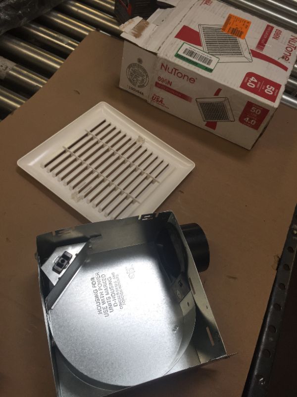 Photo 1 of 50 CFM Ceiling/Wall Mount Bathroom Exhaust Fan