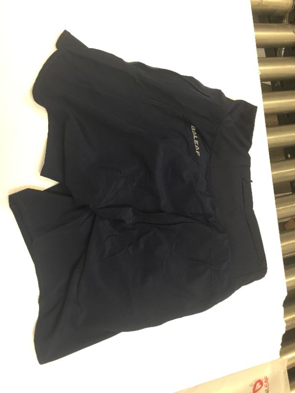 Photo 1 of  BALEAF NAVY BLUE WOMEN'S WORK OUT SHORTS 