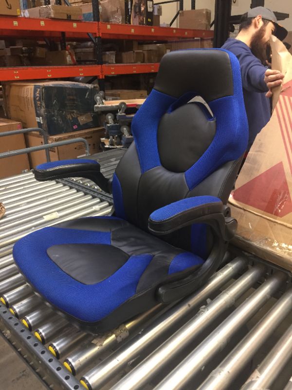 Photo 1 of gaming chair blue 