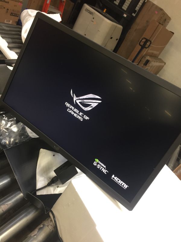 Photo 6 of ASUS ROG Strix 27” 4K HDR 144Hz DSC Gaming Monitor (XG27UQR) - UHD (3840 x 2160), IPS, 1ms, Extreme Low Motion Blur, DisplayHDR 400, DCI-P3 90%, G-SYNC Compatible, Eye Care, DisplayPort, HDMI, USB 3.0
