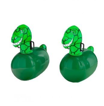 Photo 1 of HearthSong Inflatable Hop 'n Go Ride-On Dinosaur Bouncy Toy, Set of Two
