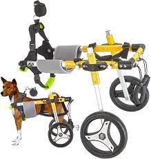 Photo 1 of ADJUSTABLE DOG WHEELCHAIR FOR LARGE DOGS 20-60LBS YELLOW