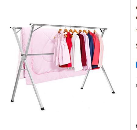 Photo 1 of Clothes Drying Racks Stainless Steel Laundry Drying Rack Heavy Duty Collapsible
