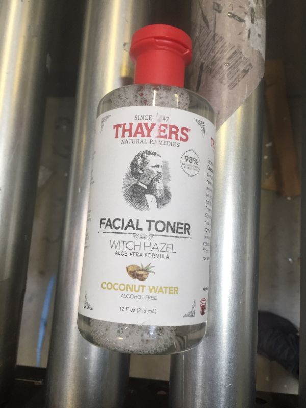 Photo 2 of Witch Hazel with Aloe Vera Alcohol Free Toner Coconut Water 12 Oz by Thayers
