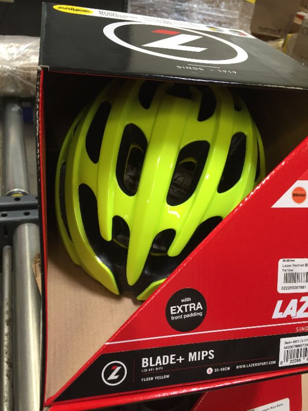 Photo 2 of Lazer Women's Blade Plus + Mips Cycling Helmet - Size Small - Flash Yellow
