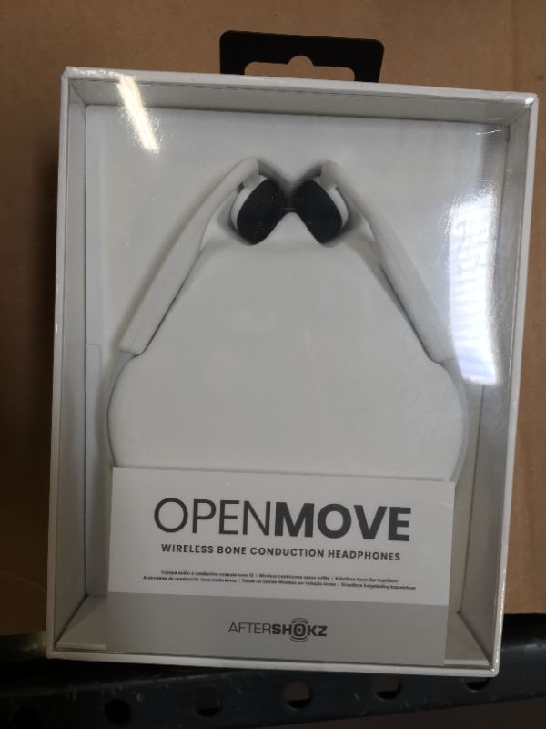 Photo 1 of AfterShokz OpenMove Wireless Bone Conduction Headphones Bluetooth 5.0 Open Ear S
