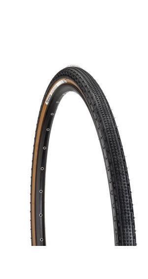 Photo 1 of Panaracer Gravelking Sk Tire - 700 X 28, Clincher, Folding, Black/brown
