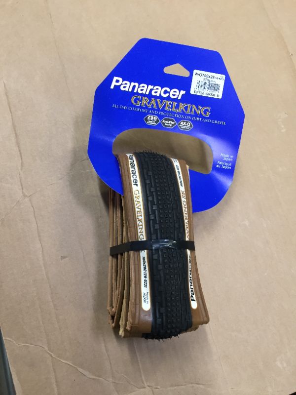 Photo 2 of Panaracer Gravelking Sk Tire - 700 X 28, Clincher, Folding, Black/brown

