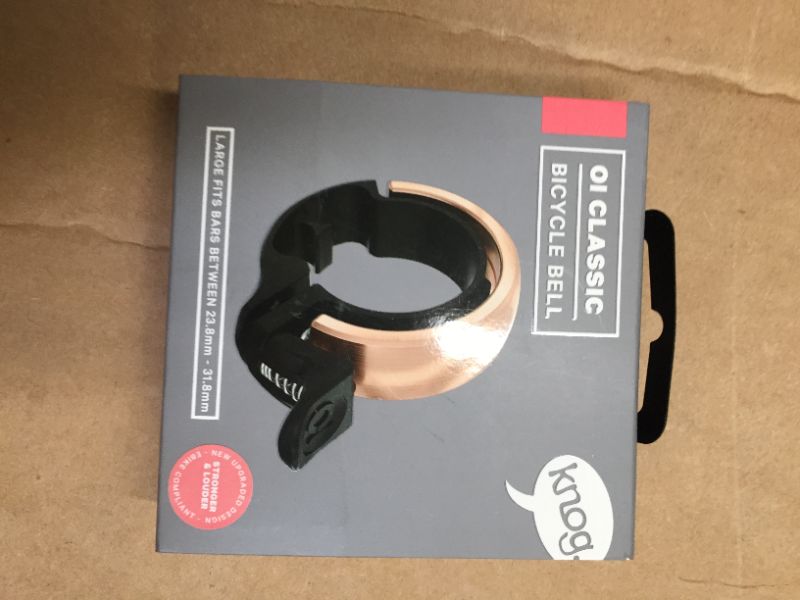 Photo 2 of Knog Oi Classic Large Bike Bell Copper
