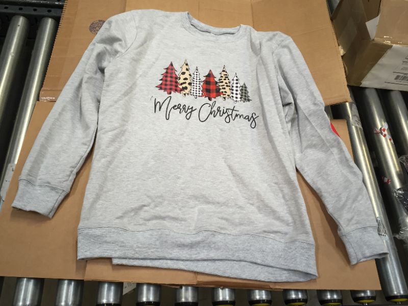 Photo 1 of " MERRY CHRISTMAS " SWEATER- LARGE