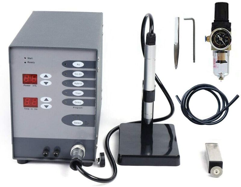 Photo 1 of LF JD AUTOMATIC SPOT WELDING MACHINE COMPUTER NUMERICAL CONTROL, PULSE ARGON ARC WELDING MACHINE SPOT WELDER 110V / 60HZ