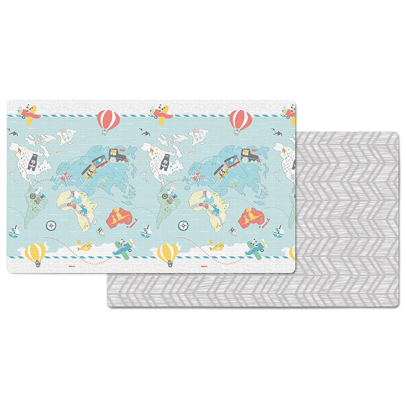 Photo 1 of Skip Hop Baby Play Mat, Reversible Foam Floor Mat, 86" x 52", Little Traveler's
