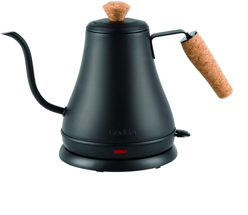 Photo 1 of Bodum 11883-259US Melior Gooseneck Electric Water Kettle, 27 Ounce, Matte Black
