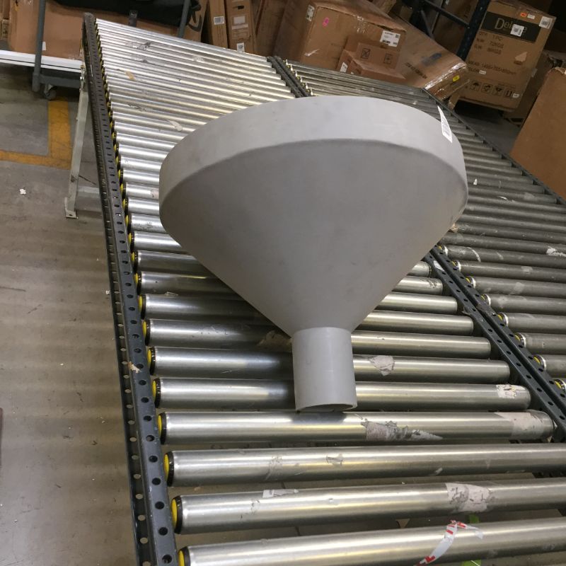 Photo 2 of 21-1/4" Top Diameter Light Gray Tamco® Funnel with 1-3/4" OD Spout