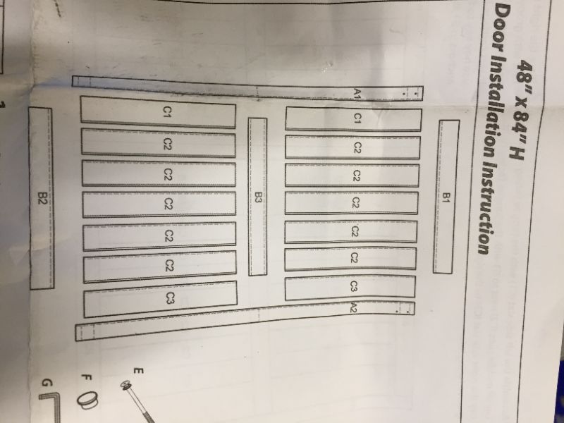 Photo 3 of 48"x84" barndoor 