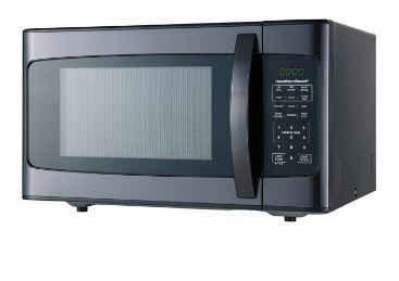 Photo 1 of Hamilton Beach 1.1 Cu. Ft. 1000W Black Stainless Steel Microwave
