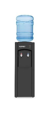 Photo 1 of KUPPET Top Loading Water Cooler Dispenser,3 or 5 Gallon Bottle,PP material Electrical Cooling HOT and COLD Anti-Scalding Design And Storage Cabinet With Child Safety Lock For Home Use,Black
