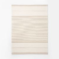 Photo 1 of 7'x10' Marina Striped Wool/Cotton Area Rug Cream - Threshold™ designed with Studio McGee
** DIRT STAINS **