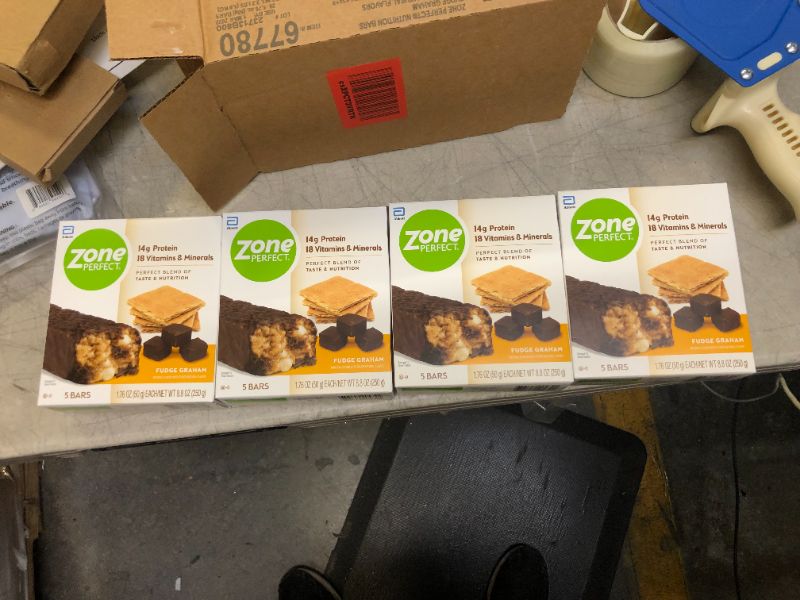 Photo 3 of 4 PK Zone Perfect Nutrition Bars Fudge Graham EXP 3/1/22