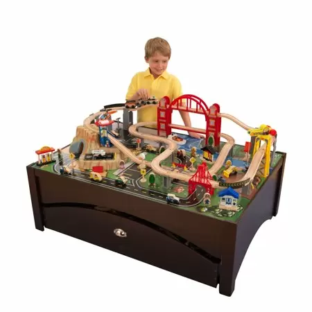 Photo 1 of KidKraft Metropolis Train Set & Table