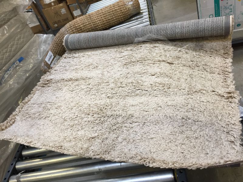Photo 2 of 4' x 6' Solid Shag Rug
---cream colored