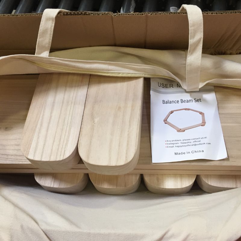 Photo 1 of Balance Beam Stepping Stones Gymnastics Obstacle Course Balance Board Kids, Montessori Toy, Montessori Furniture, Montessori Wooden Furniture, Toddler Gift, Wooden Balance Beam, Gymnastic Beam
