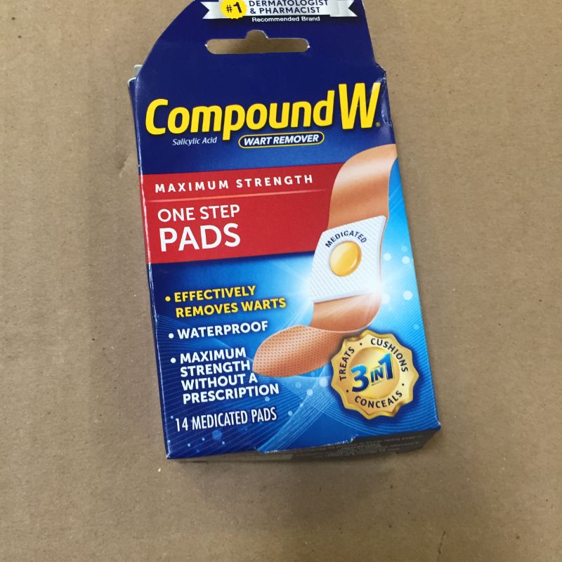 Photo 2 of Compound W Maximum Strength One Step Wart Remover Pads, 14 Count