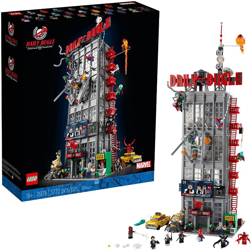 Photo 1 of LEGO Marvel Spider-Man Daily Bugle 76178 Building Kit; Collectible Playset Designed with Adult Marvel Fans in Mind (3,772 Pieces)
brand new some pieces open 