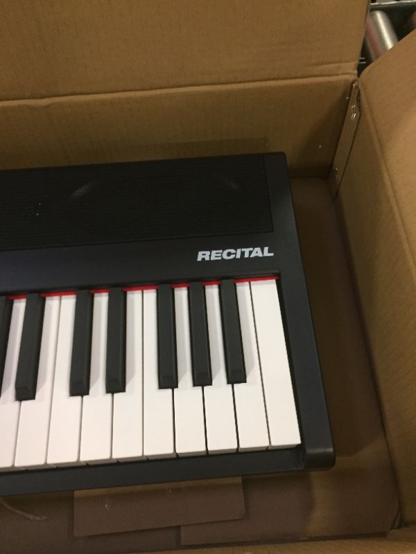 Photo 5 of Alesis Recital – 88 Key Digital Piano Keyboard with Semi Weighted Keys, 2x20W Speakers, 5 Voices, Split, Layer and Lesson Mode, FX and Piano Lessons
