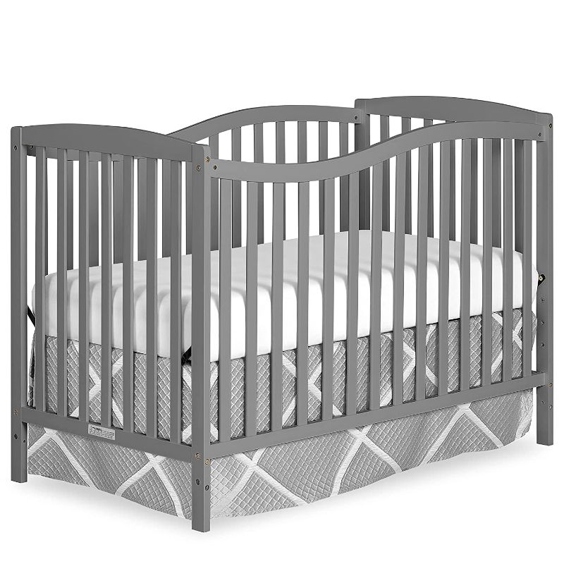 Photo 1 of Dream On Me Chelsea 5-in-1 Convertible Crib, Storm Grey , 53x29x38 Inch (Pack of 1)

