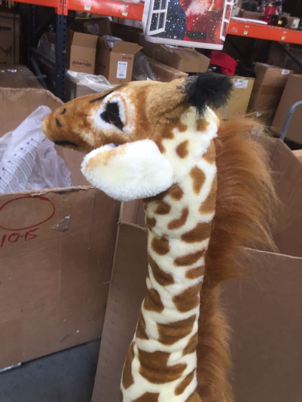 Photo 2 of Melissa & Doug Giant Giraffe - Lifelike Stuffed Animal (over 4 feet tall)
