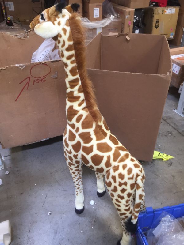 Photo 5 of Melissa & Doug Giant Giraffe - Lifelike Stuffed Animal (over 4 feet tall)
