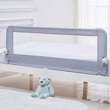 Photo 1 of Baby Toddler Bed Rail 59X30 inch Guard Extra Long Foldable Safety Bedrail (Gray)
