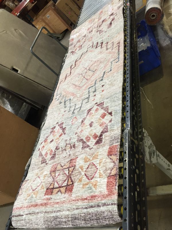 Photo 1 of Bromelia Distressed Geo Persian Rug Blush - Opalhouse 84 Inches (L) x 28 Inches (W)
