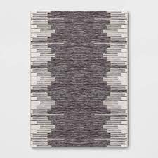 Photo 1 of Graphic Steps Outdoor Rug Black - Project 62™. SIZE 7'X'10

