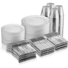 Photo 1 of 600 Piece Silver Dinnerware Set