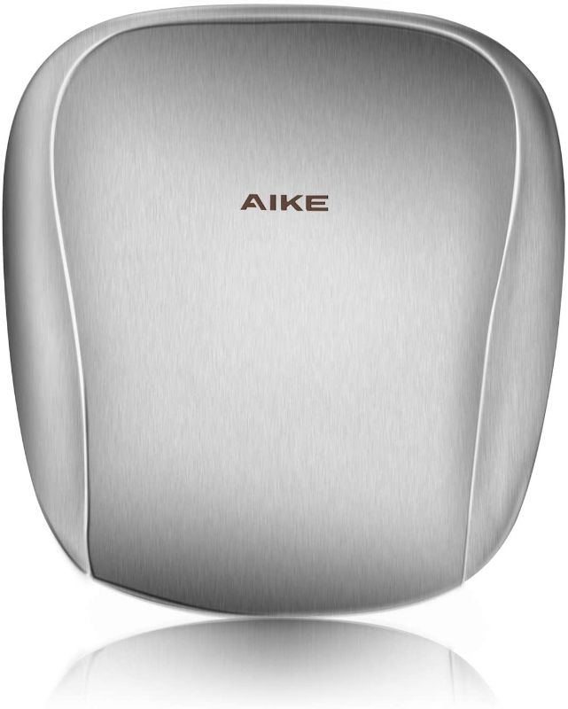 Photo 1 of AIKE AK2903 Heavy Duty Commercial Hand Dryer with Hepa Filter Brushed Stainless Steel Finish UL Approved 120V 1400W
