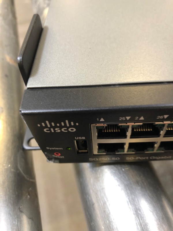 Photo 7 of Cisco SG250-50 50-Port Gigabit Smart Switch--parts only 
