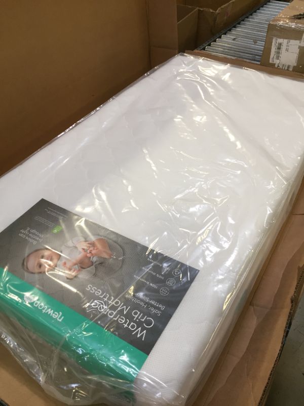 Photo 1 of Newton Baby Crib Mattress and Toddler Bed - Waterproof - 100% Breathable Proven to Reduce Suffocation Risk, 100% Washable, Better Than Organic, 2-Stage Removable Cover -Deluxe 5.5" Thick (Grey)
