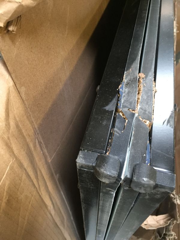 Photo 1 of JOOLA Inside - Professional MDF Indoor Table Tennis Table with Quick Clamp Ping Pong Net and Post Set - 10 Minute Easy Assembly - Ping Pong Table with Single Player Playback Mode
corner damage
