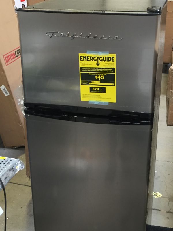 Photo 2 of 7.5 CU FT TOP MOUNT FRIDGE, PLATINUM | EFR749-6COM
