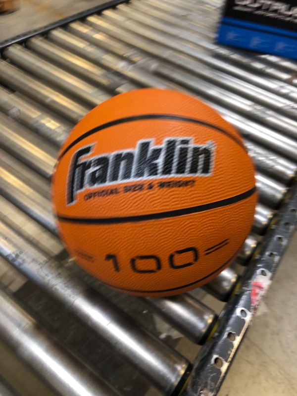 Photo 2 of Franklin Sports Grip-Rite 100 Rubber Basketball
