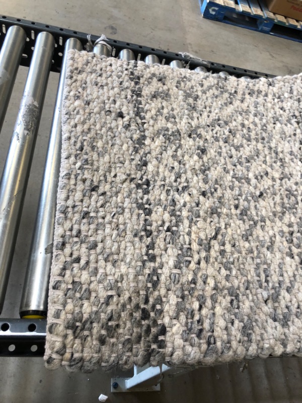 Photo 5 of Chunky Knit Wool Woven Rug - Project 62™ - Size
2'3"x7' Color Gray

