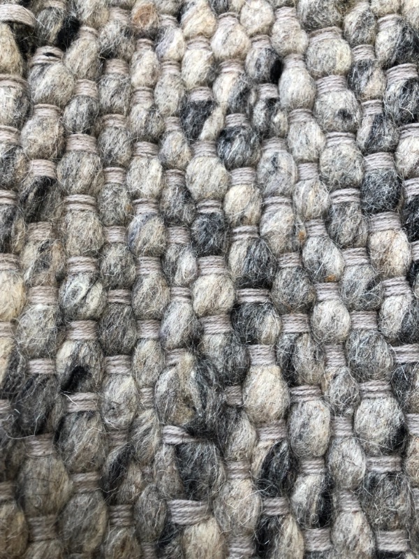 Photo 4 of Chunky Knit Wool Woven Rug - Project 62™ - Size
2'3"x7' Color Gray

